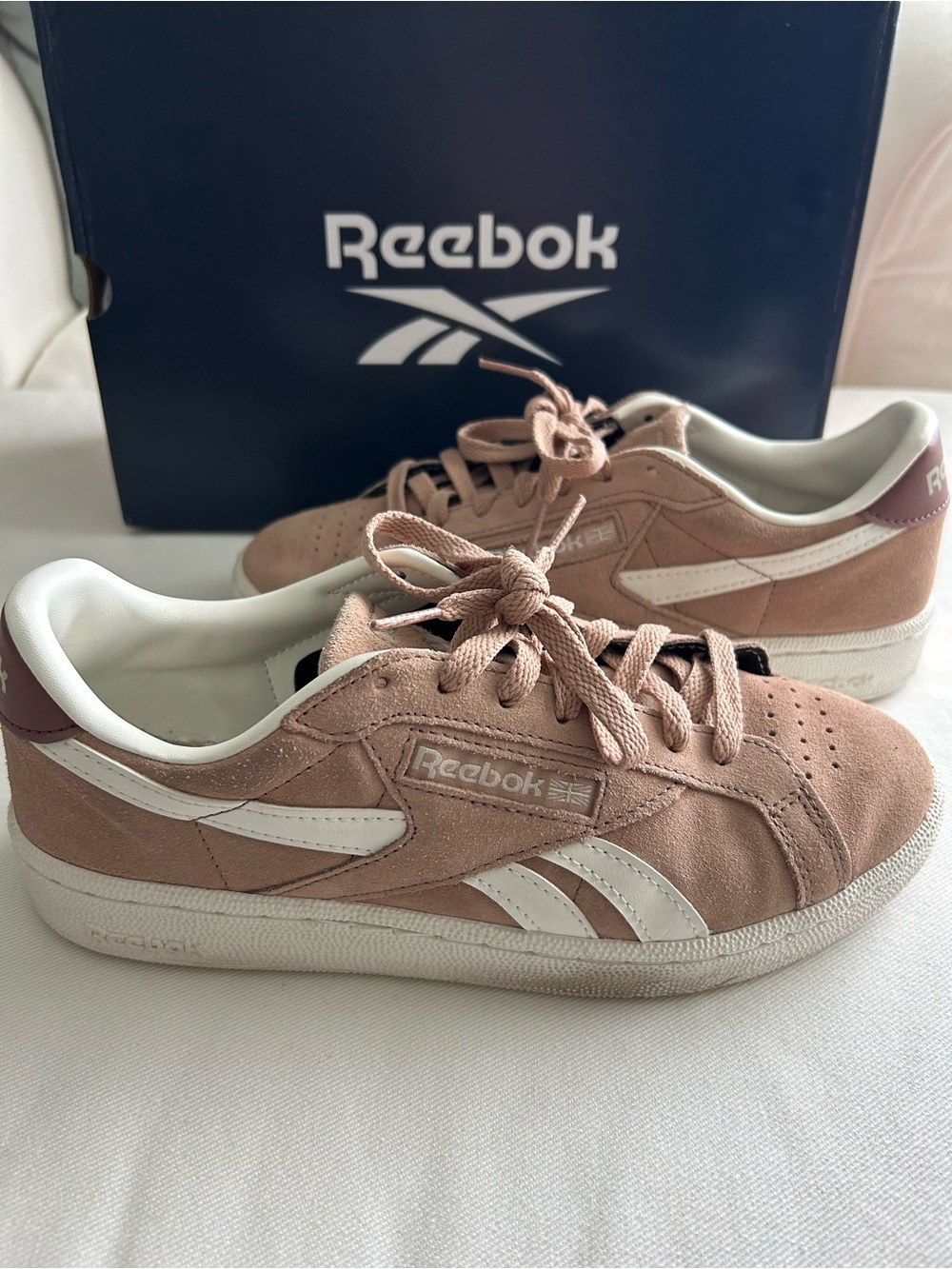 Reebok Women’s Low-Profile Sneaker in Light Cocoa/Brown Suede